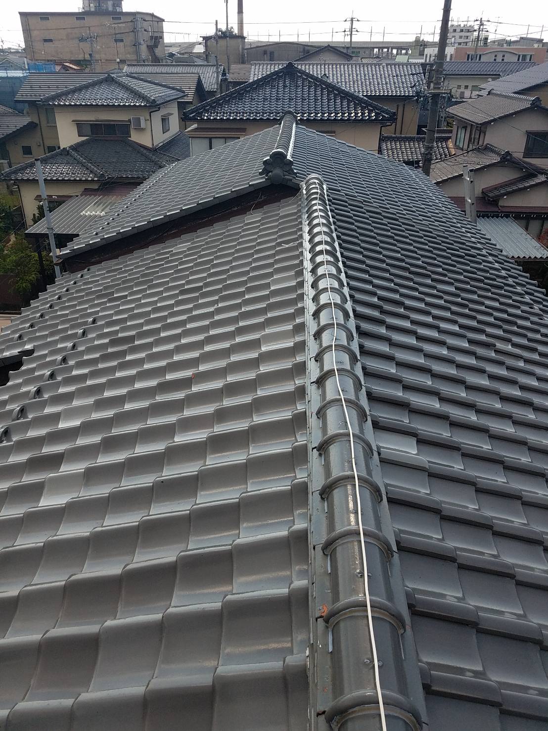 金沢市、米泉にて屋根葺き替え工事の打ち合わせ